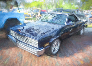 1982 Dark Blue Chevrolet El Camino SS X 10