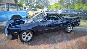 1982 Dark Blue Chevrolet El Camino SS X 4