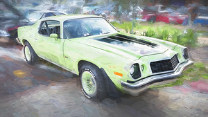 1974 Green Chevrolet Camaro Z28 x100 1