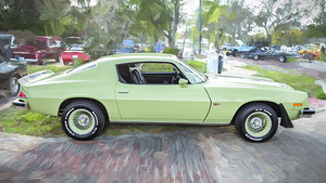 1974 Green Chevrolet Camaro Z28 x100 3