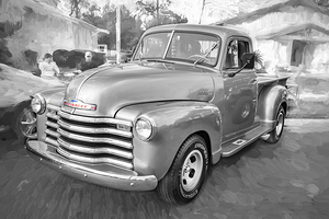 1950 Blue Chevrolet Pick Up Truck 3100 series X 8