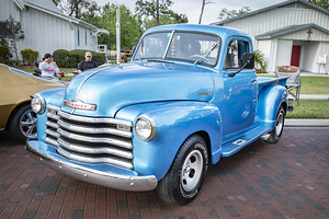 1950 Blue Chevrolet Pick Up Truck 3100 series X 3