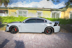 2016 White Dodge Charger Daytona X 3