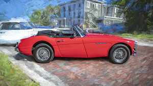 1967 Red Austin Healy 3000 MK BJ8 X1 8