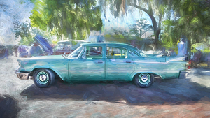 1957 Green Dodge Coronet 4 door X2 8