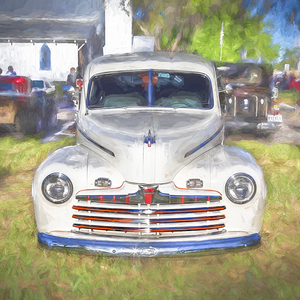 1946 White Ford Super Deluxe Coupe X1 1