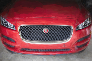 2020 Red Jaguar F PACE SUV X1 1