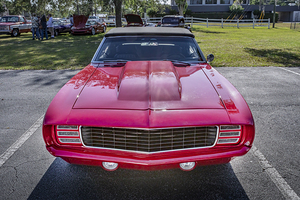 1969 Red Camaro Convertible X 4