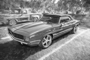 1969 Red Camaro Convertible X 1