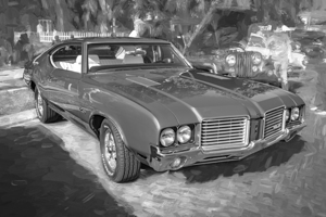 1972 Radiant Green Oldsmobile Cutlass X 9