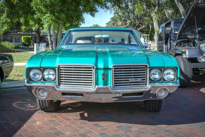 1972 Radiant Green Oldsmobile Cutlass X 7