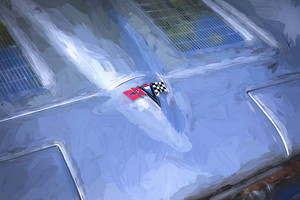 1963 Silver Chevy Corvette Hood Ornament X 4