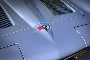 1963 Silver Chevy Corvette Hood Ornament X 1