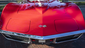 1971 Red Chevrolet C3 Corvette x 3