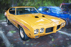  1970 Orbit Orange Pontiac GTO Ram X 1