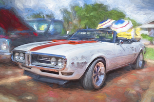 1968 White Pontiac Firebird 350 Convertible X1 10