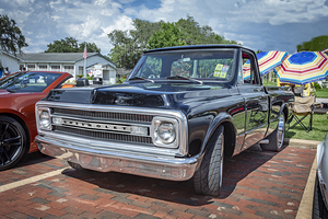 1969 Black Chevrolet C10 Pick Up Truck X1 3