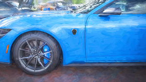 2024 Grabber Blue Ford Mustang Dark Horse X1 6