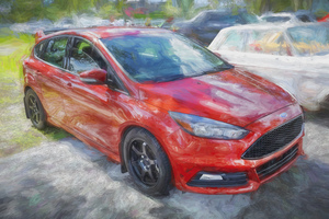 2018 Red Ford Focus ST X103