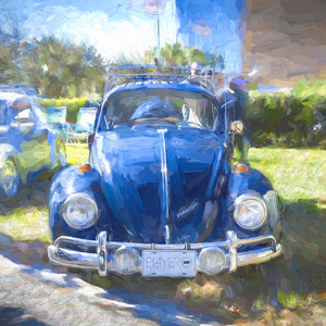 1967 Blue Volkswagen Beetle X100