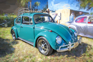 1966 Green Volkswagen Beetle X100