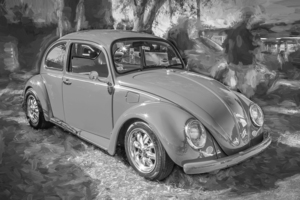 1966 Gray Volkswagen Beetle X105