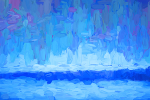 Ocean Night Fall Abstract #3 1