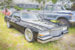 1984 Black Cadillac Fleetwood Brougham X101