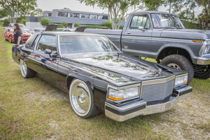 1984 Black Cadillac Fleetwood Brougham X103