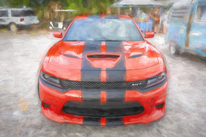 2017 Orange Dodge Charger SRT Hellcat X103