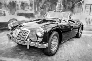 1960 Black MGA 1600 Roadster Convertible X100