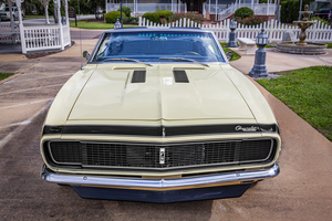1968 Yellow Chevrolet Camaro Sports Convertible 327 X106