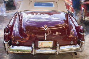 1949 Burgundy Cadillac Series 62 Convertible X104