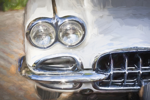 1960 White Chevrolet Corvette X105