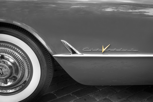  1955 Red Chevrolet Corvette X100