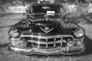 1953 Black Cadillac Eldorado Convertible X106