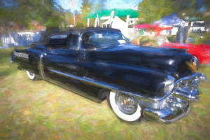 1953 Black Cadillac Eldorado Convertible X119