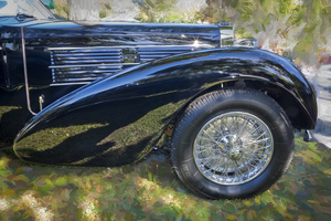 1938 Black Bugatti Type 57C Atalante X145