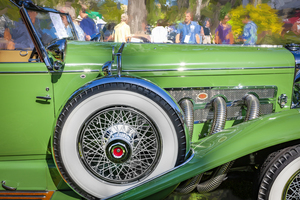 1929 Green Duesenberg Model J Convertible X 10
