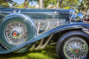 1929 Dark Green Duesenberg Model J Convertible X100