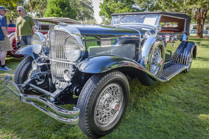 1929 Dark Green Duesenberg Model J Convertible X101