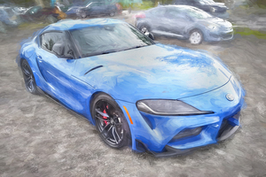 2022 Blue Toyota Supra GR X 9