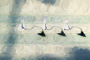  Lights and Shadow Abstract X101