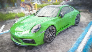 2023 Green Porsche 911 Carrera T X1 16