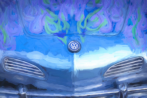 1960 Blue Volkswagen Karmann Ghia Coupe X100 4