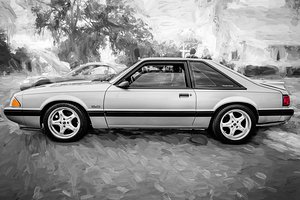 1989 Silver Ford Mustang LX 5.0 Hatchback X1 10