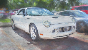 2005 White Ford Thunderbird 50th Anniversary edition X1 5