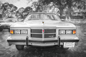 1975 Yellow Pontiac Grandville Brougham Convertible X1 4