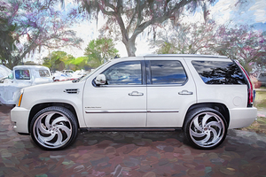 2014 White Cadillac Escalade ESV Platinum X1 8