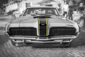 1970 Yellow Mercury Cougar Boss 302 Eliminator X1 4